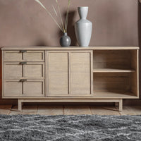 Gallery Interiors Kyoto 3 Drawer 2 Door Sideboard