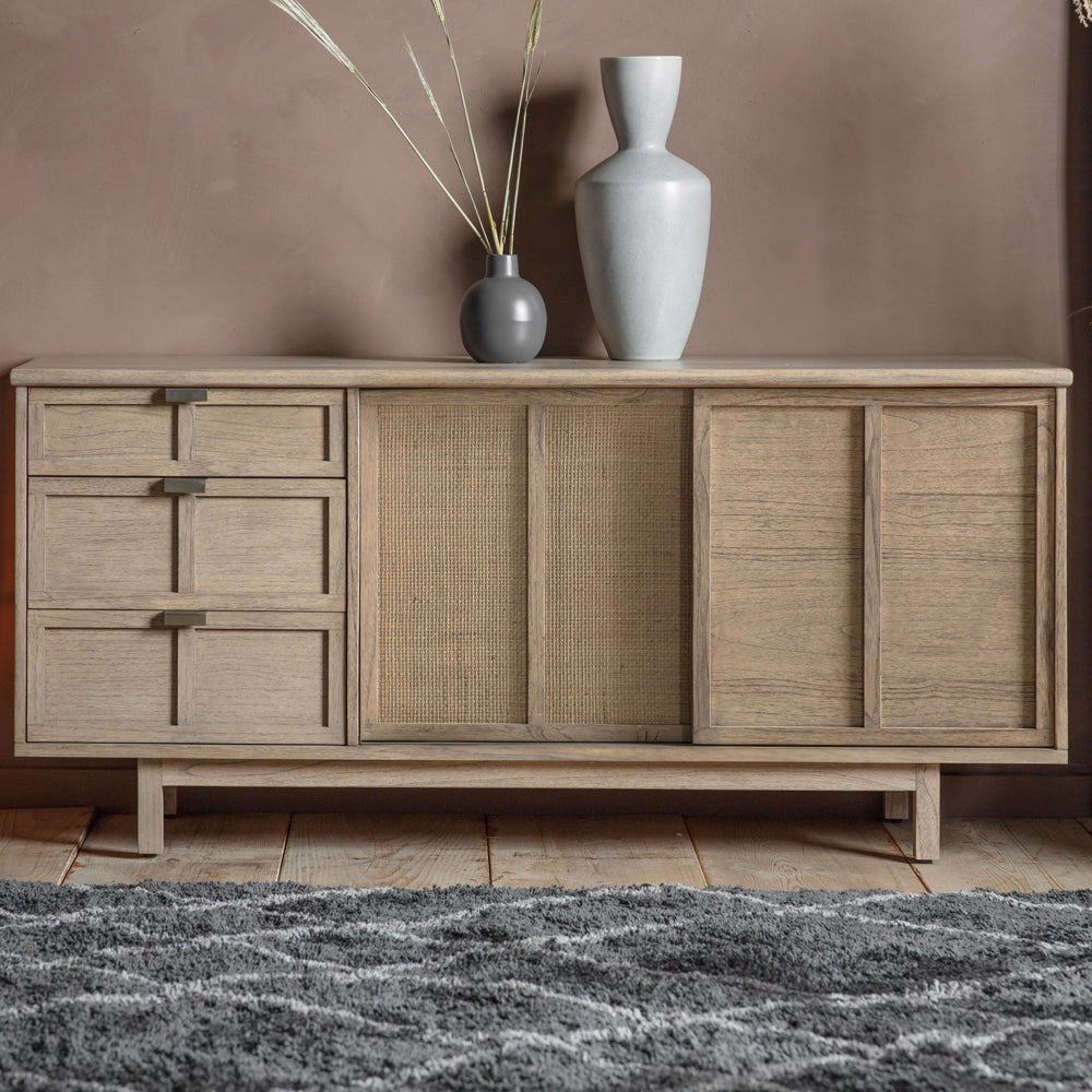 Gallery Interiors Kyoto 3 Drawer 2 Door Sideboard