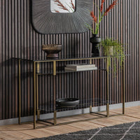 Gallery Interiors Thornton Bronze Console Table