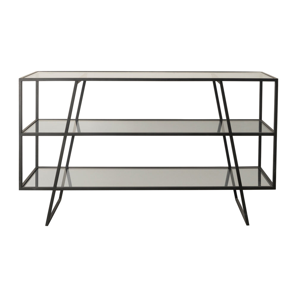 Gallery Interiors Putney Black Console Table