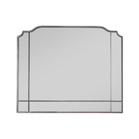 Gallery Interiors Wardour Overmantel Wall Mirror in Charcoal