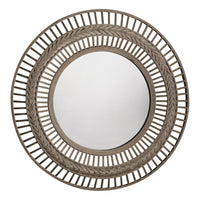 Gallery Interiors Zenica Grey Wall Mirror