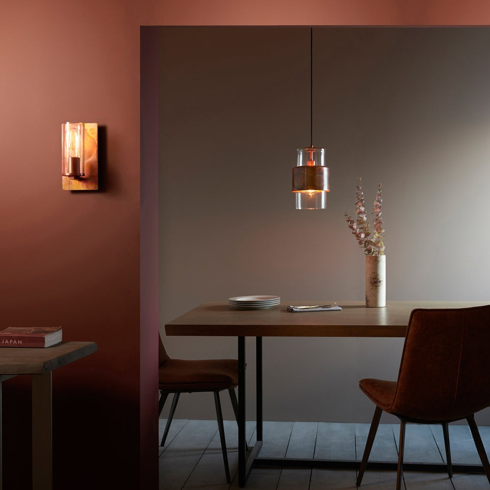 Olivia's Alanna Pendant Light in Light Copper