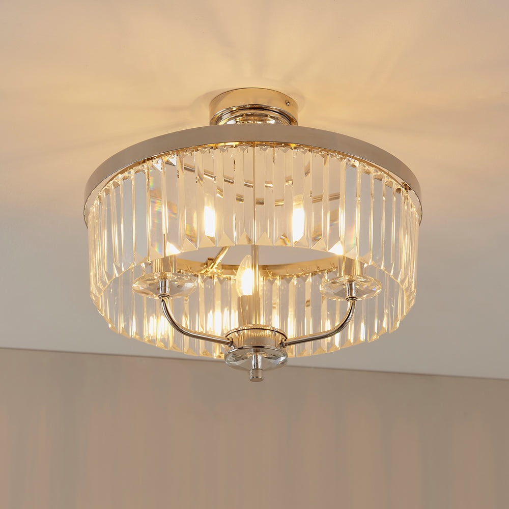 Olivia's Dianna Ceiling light in Chrome