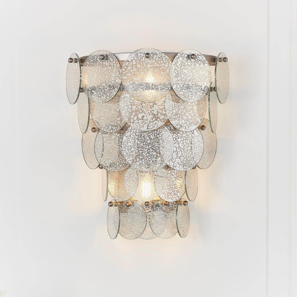 Olivia's Madison Wall Light in Silver