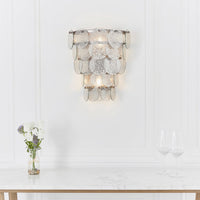 Olivia's Madison Wall Light in Silver