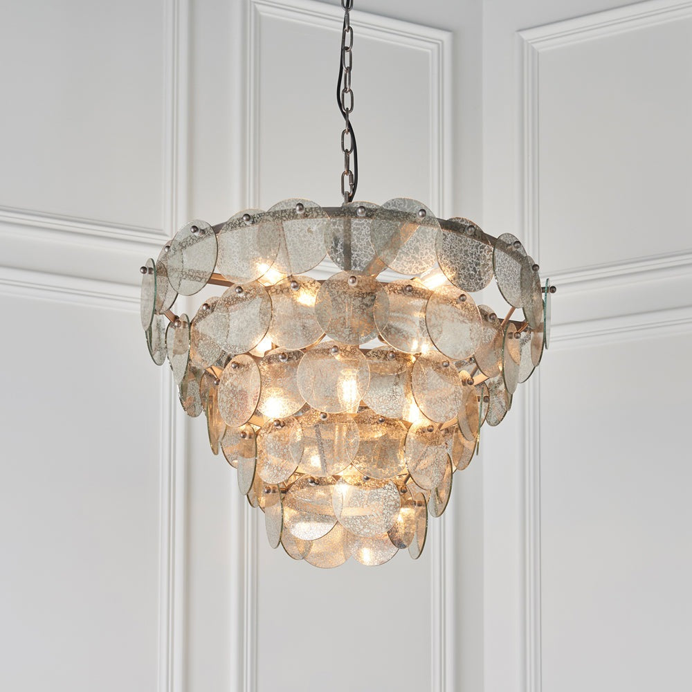 Olivia's Madison Pendant Light in Silver