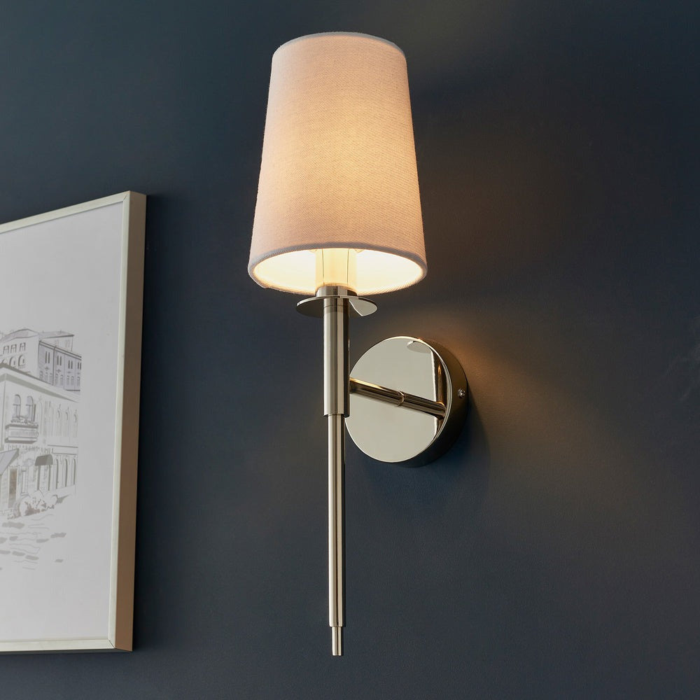 Olivia's Sadie Wall Light in Nickel