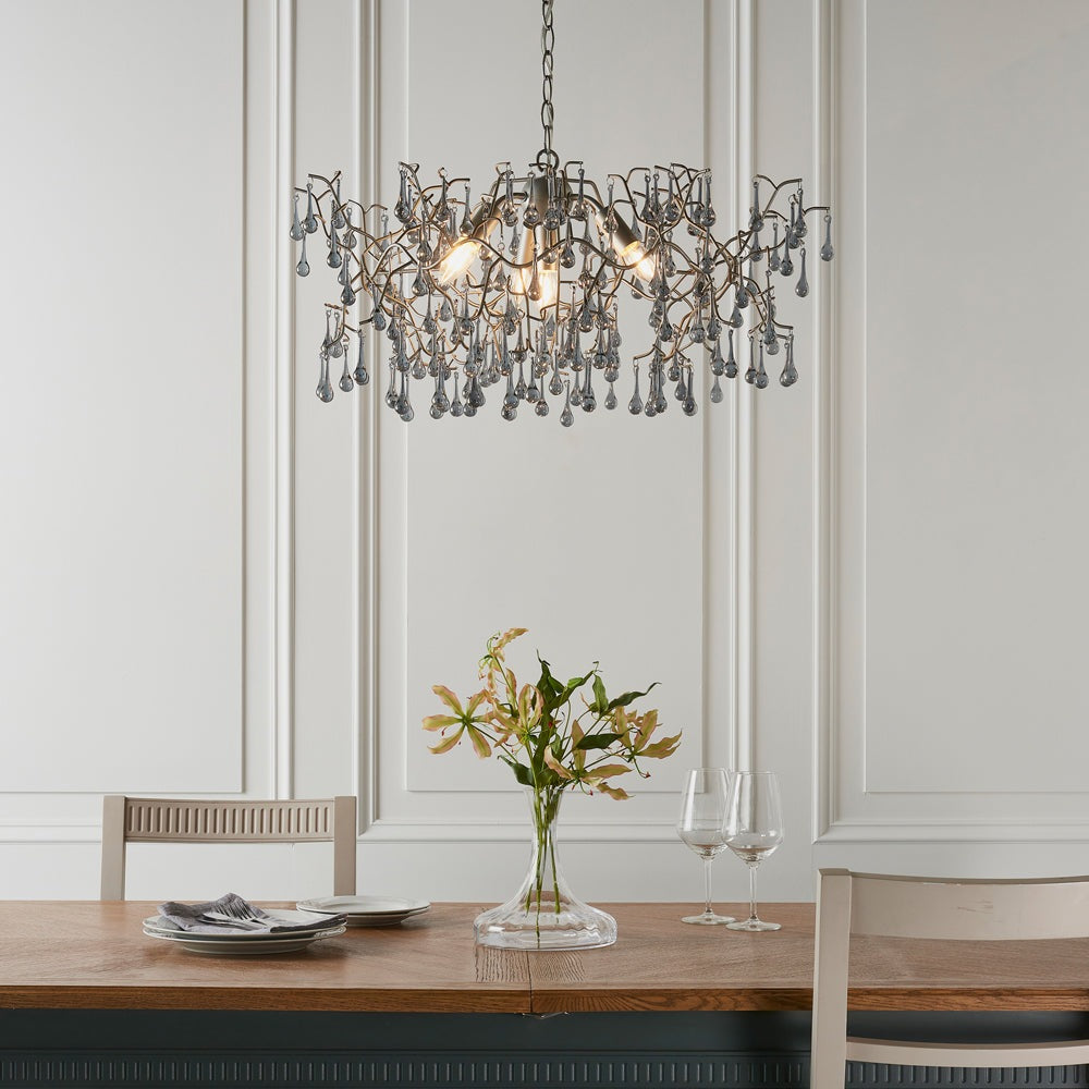 Olivia's Freya Pendant Light in Silver