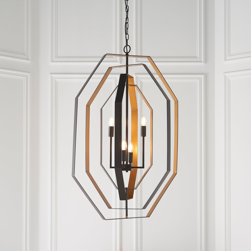 Olivia's Nylah Pendant Light in Gold