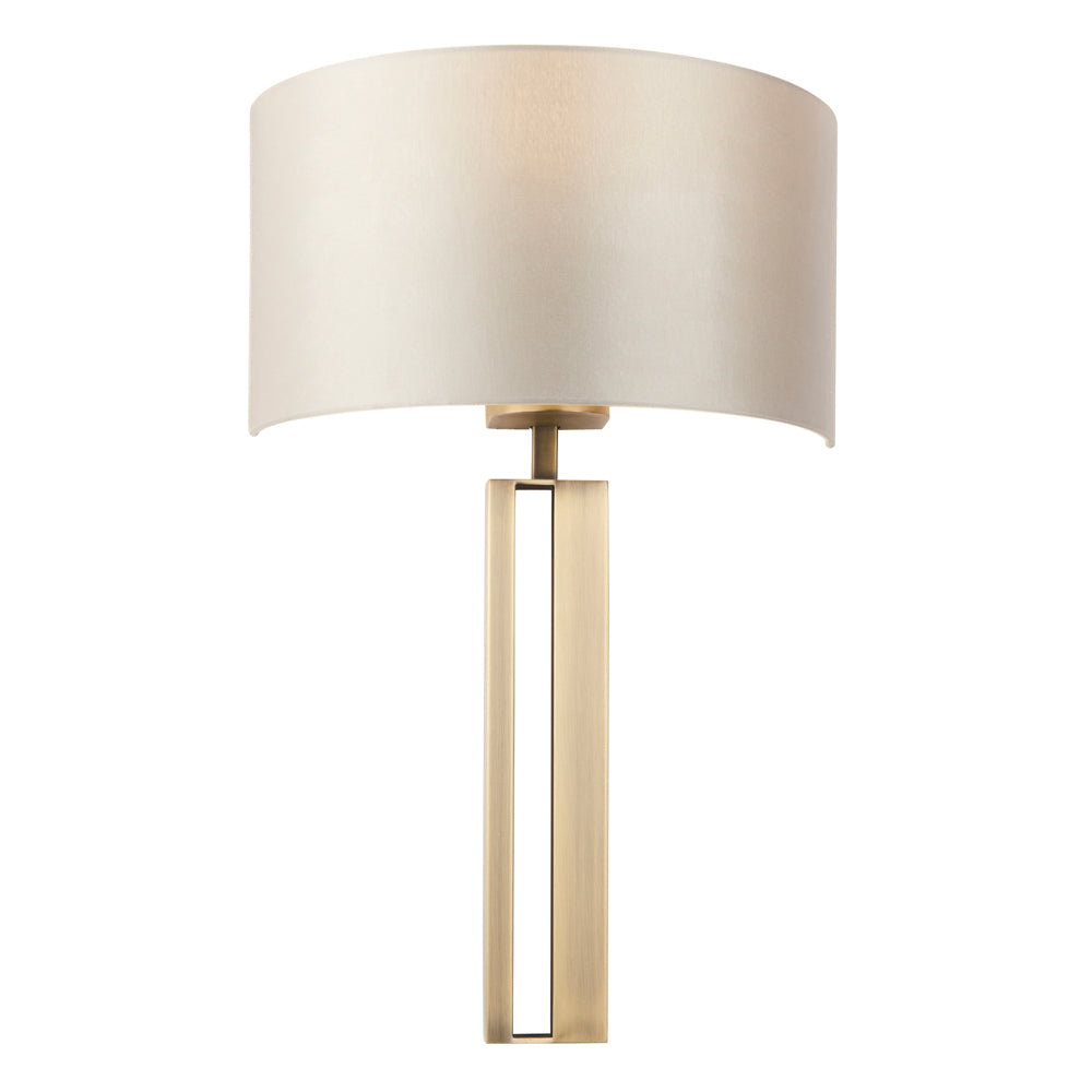 Olivia's Rebecca Wall Light in Brass & Mink