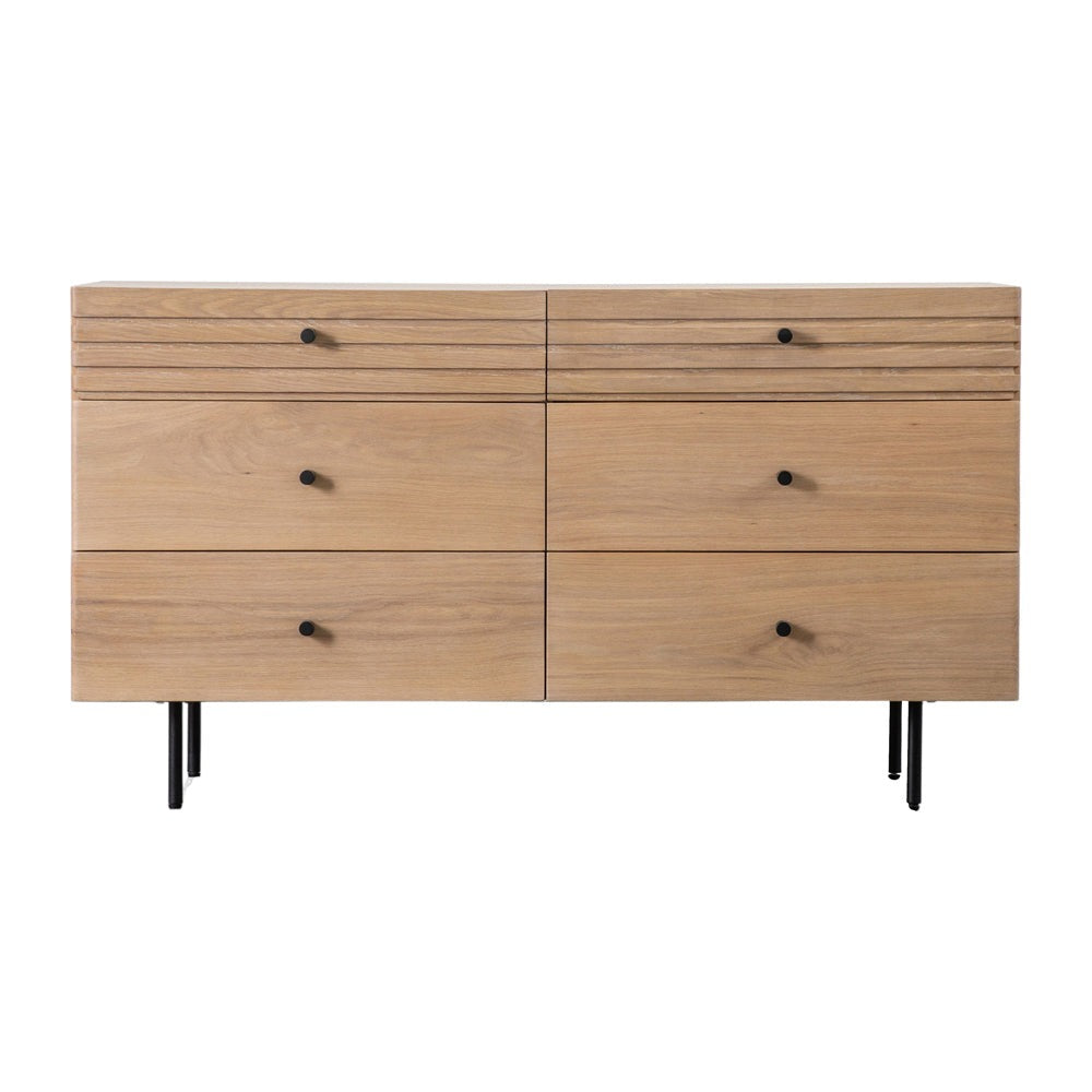 Okayama 6 Drawer Chest - Natural GalleryDirect 1