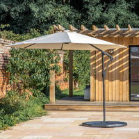 Gallery Outdoor Vivek 3m Cantilever Parasol Cream