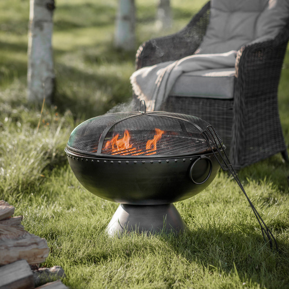 Gallery Outdoor Luciano Firepit in Black