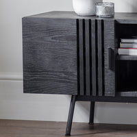 Gallery Interiors Holsen Media Unit in Black