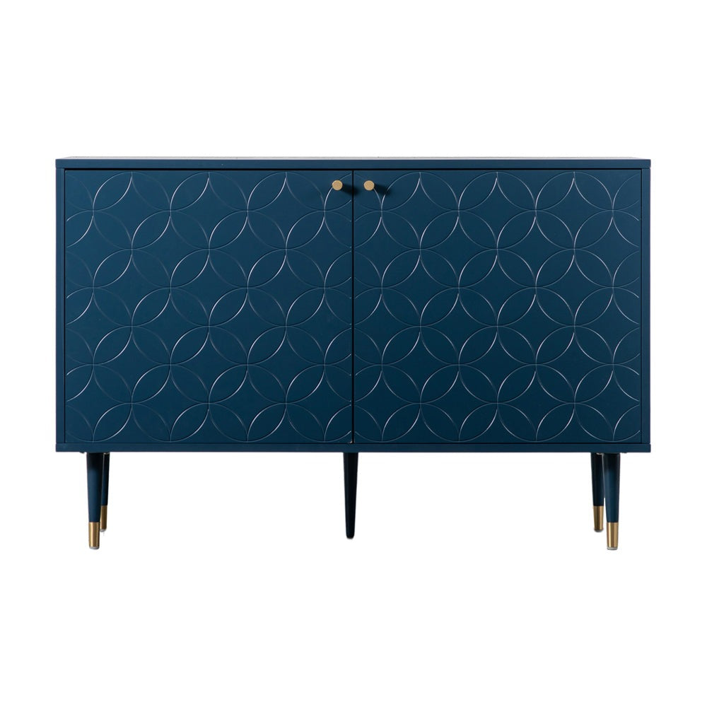 Gallery Interiors Holbrook 2 Door Cabinet in Blue