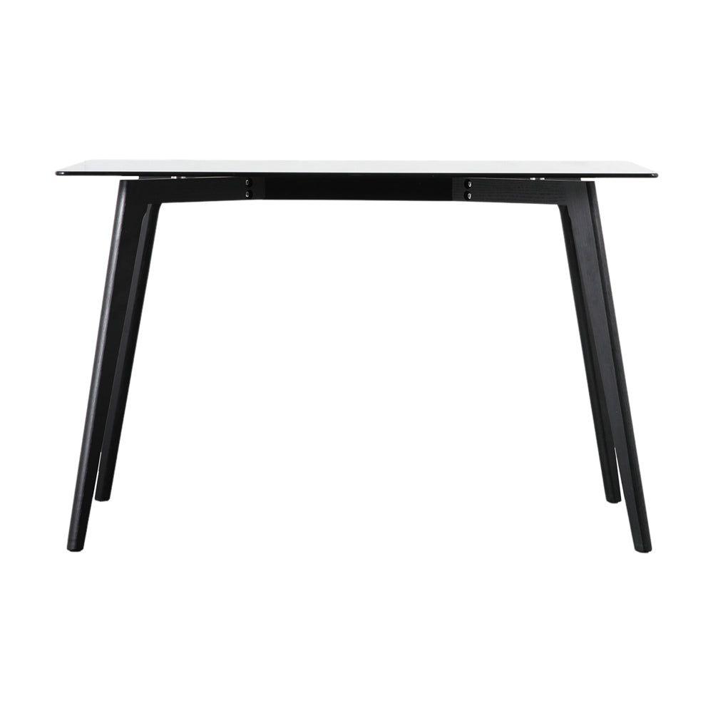 Gallery Interiors Blair Rectangle Dining Table in Black