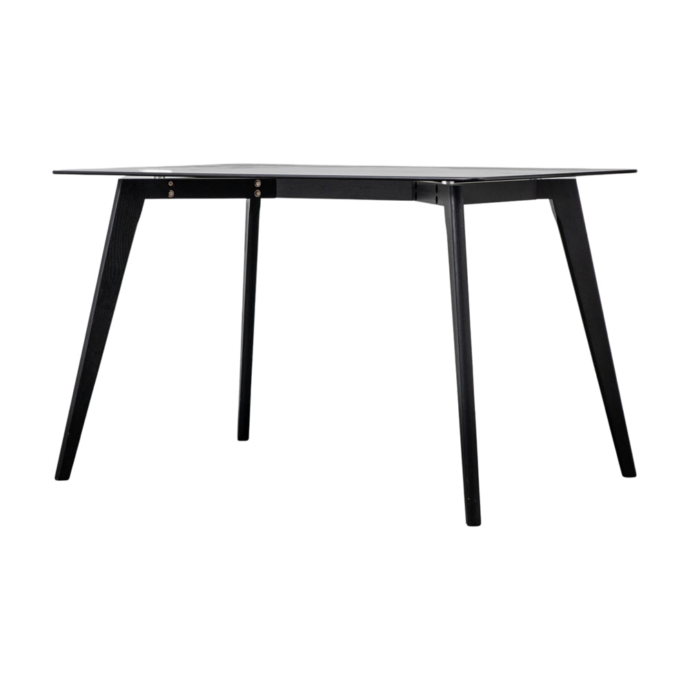 Gallery Interiors Blair Rectangle Dining Table in Black