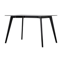 Gallery Interiors Blair Rectangle Dining Table in Black