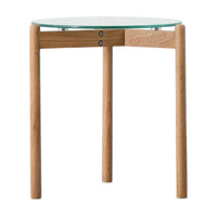 Gallery Interiors Moran Side Table in Oak