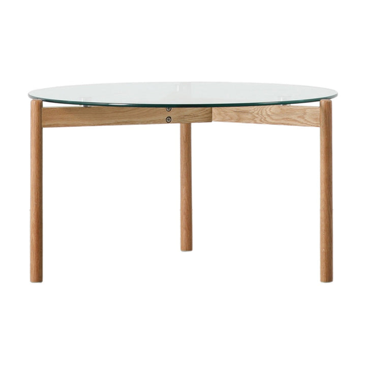 Moran Round Coffee Table - Oak GalleryDirect 1