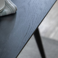 Gallery Interiors Astley Dining Table in Black