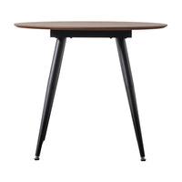 Gallery Interiors Astley Round Dining Table in Walnut