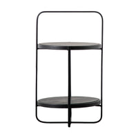 Gallery Interiors Dunley Side Table in Black