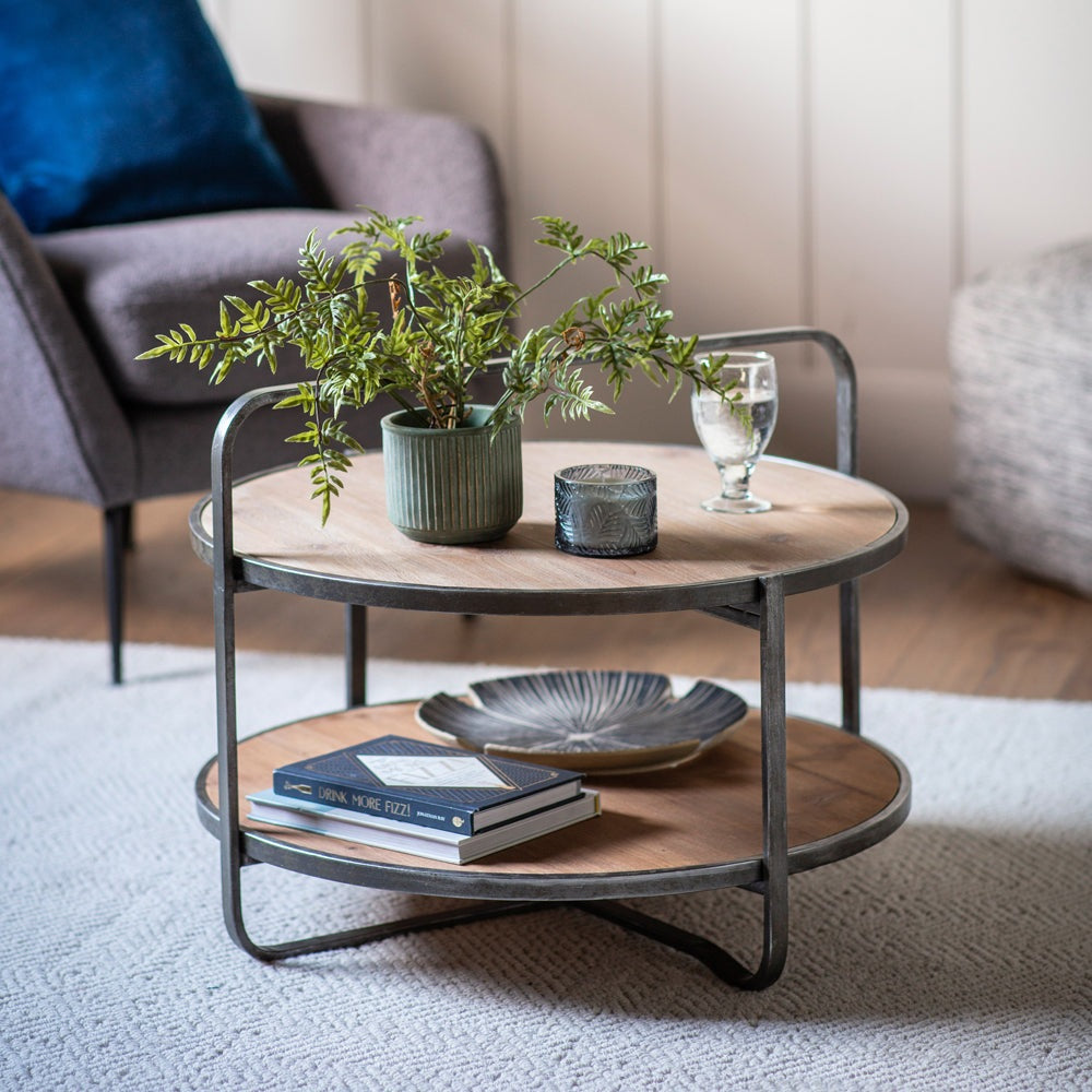 Gallery Interiors Dunley Coffee Table in Oak