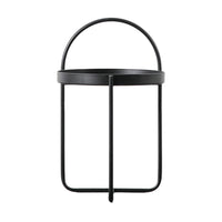 Gallery Interiors Melbury Side Table in Black