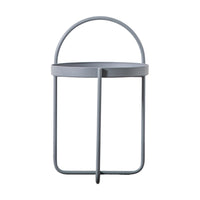 Gallery Interiors Melbury Side Table in Grey