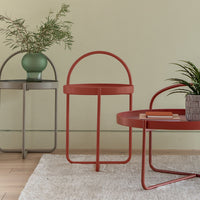 Gallery Interiors Melbury Side Table in Coral