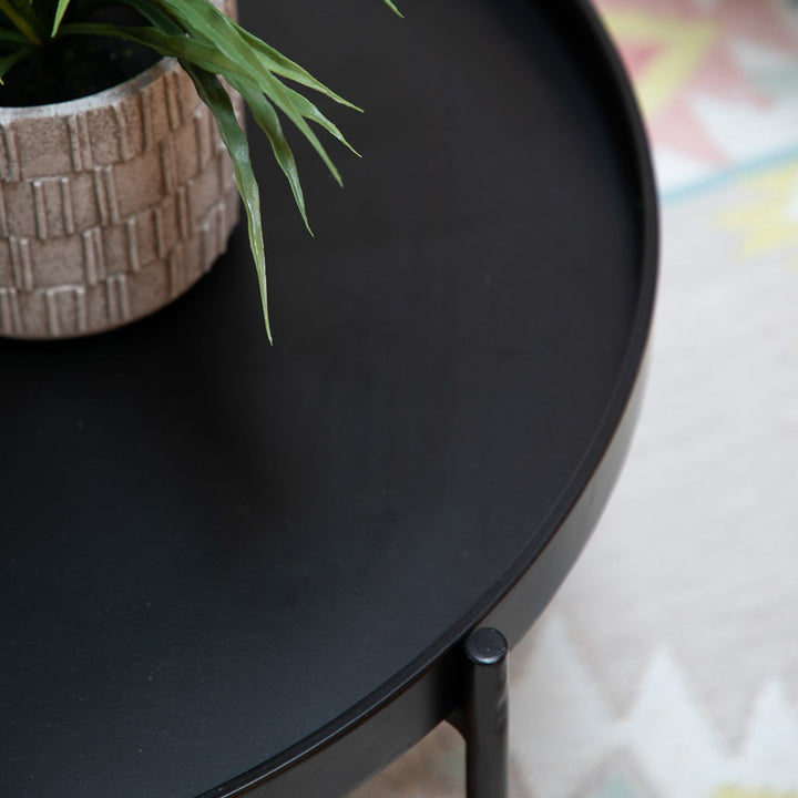 Melbury Round Coffee Table - Black GalleryDirect 3