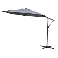 Gallery Outdoor Vivek 3m Cantilever Parasol Grey