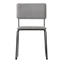 Gallery Interiors Set of 2 Turchi Dining Chairs in Light Grey
