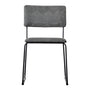 Gallery Interiors Set of 2 Turchi Dining Chairs in Charcoal
