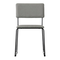 Gallery Interiors Set of 2 Turchi Dining Chairs Silver Grey