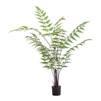 Gallery Interiors Daria Butterfly Fern Faux Plant Green