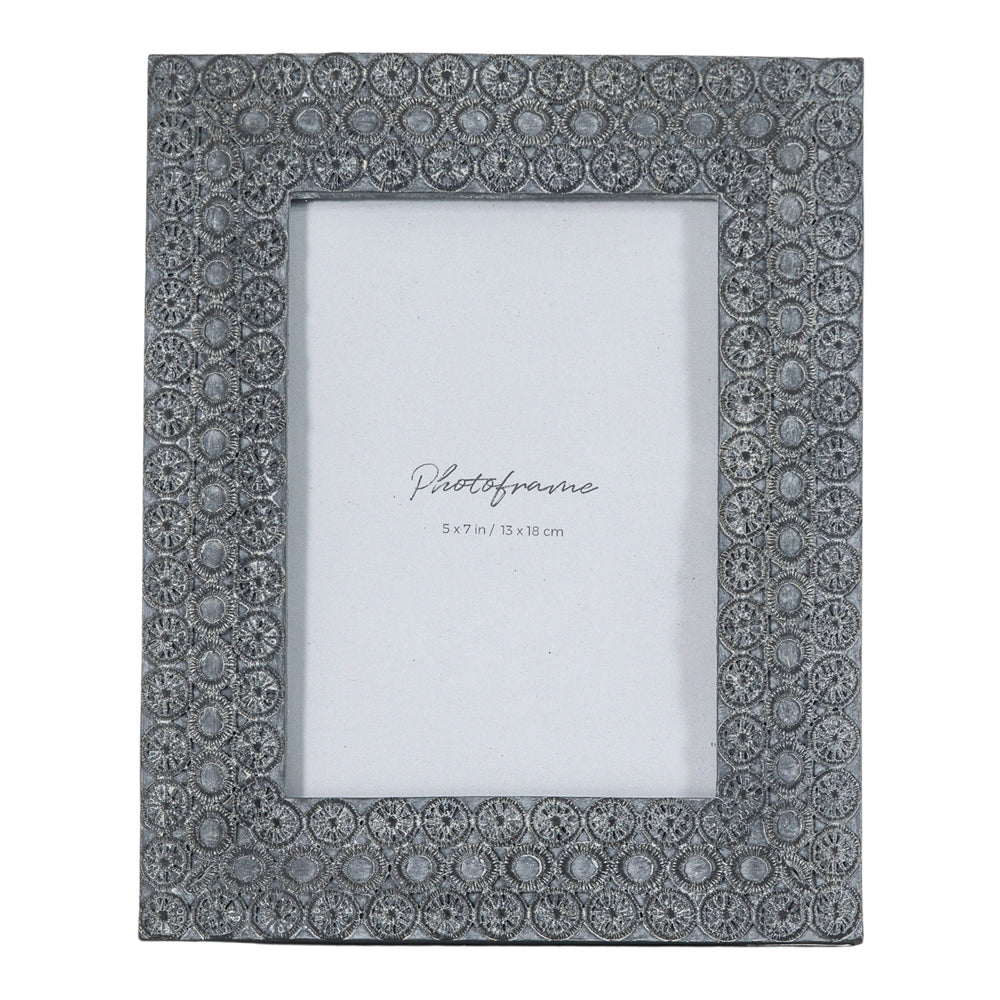 Gallery Interiors Stirling Photo Frame Blue