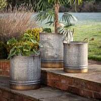 Gallery Interiors Set of 3 Samara Planter