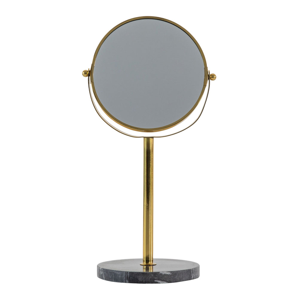 Gallery Interiors Zini Vanity Mirror in Black and Gold