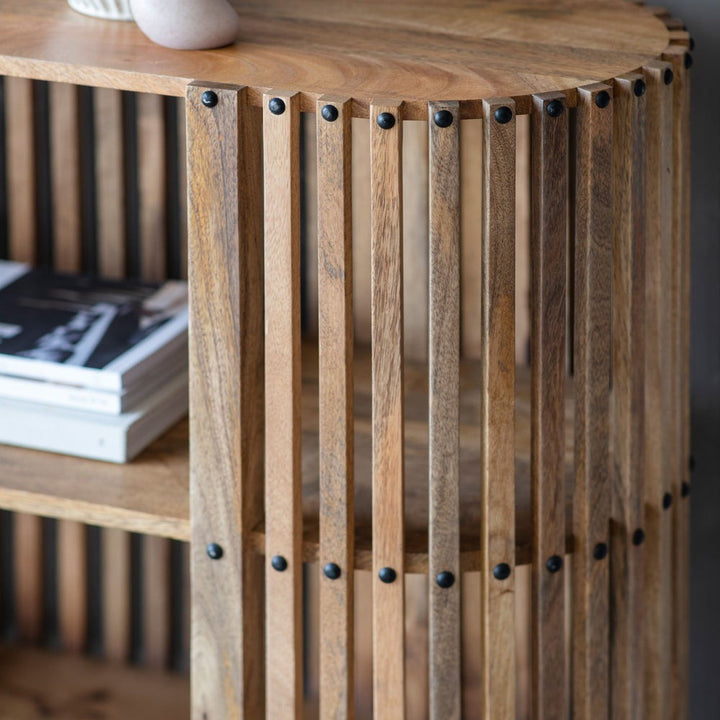 Valentine Slatted Console Table - Oak GalleryDirect 3