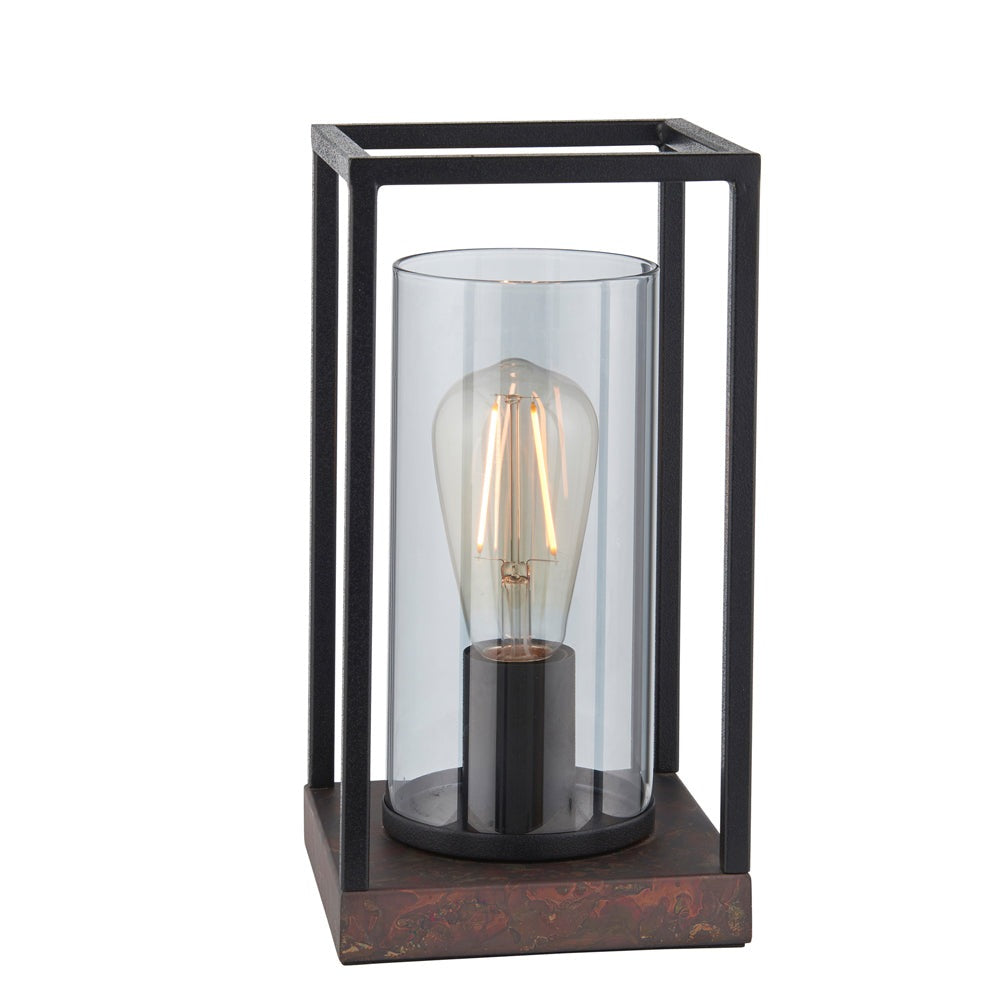 Olivia's Clara Table Lamp in Black & Bronze