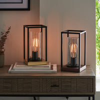 Olivia's Clara Table Lamp in Black & Bronze