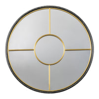 Gallery Interiors Ovesen Mirror Black And Gold