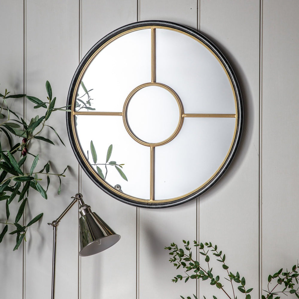 Ovesen Mirror - Black & Gold GalleryDirect 5