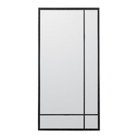 Gallery Interiors Martinez Wall Mirror Black