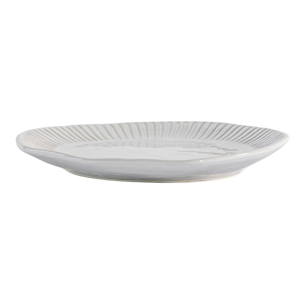 Ellington Set of 4 Organic Ridged Side Plates Natural GalleryDirect 1