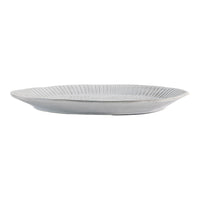 Gallery Interiors Ellington Organic Ridged Platter Natural