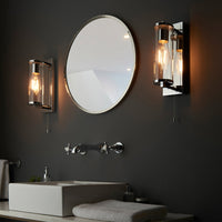 Olivia's Christel Bathroom Wall Light in Chrome